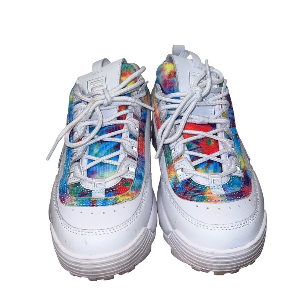 FILA‎ DISRUPTOR II TIE DYE Sneakers, Colorful Chunky Athletic Shoes